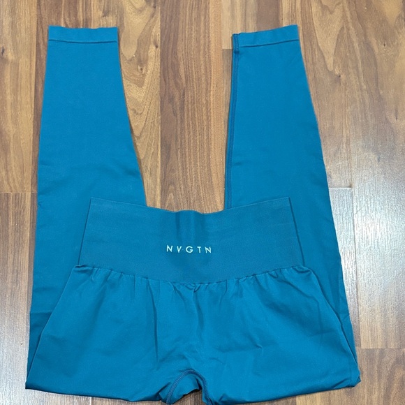 NVGTN Vibrant Blue Kids Leggings - Picture 2 of 2